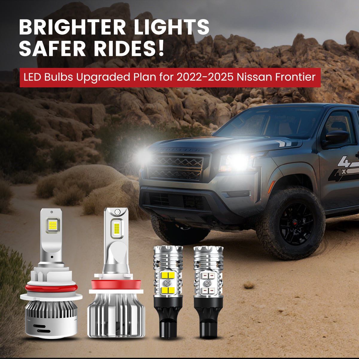 Lasfit LED Bulbs for 2022-2025 Nissan Frontier