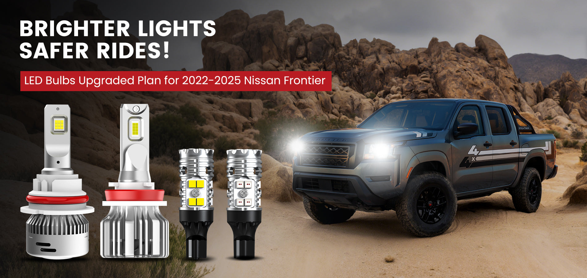 Lasfit LED Bulbs for 2022-2025 Nissan Frontier