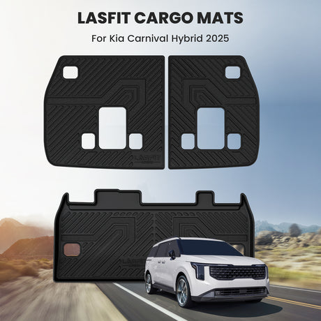 2022-2025 Kia Carnival Gas Cargo Mat & Seatback Mats Fitment