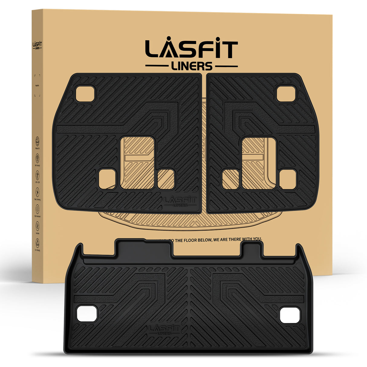 2022-2025 Kia Carnival Gas Cargo Mat & Seatback Mats Package
