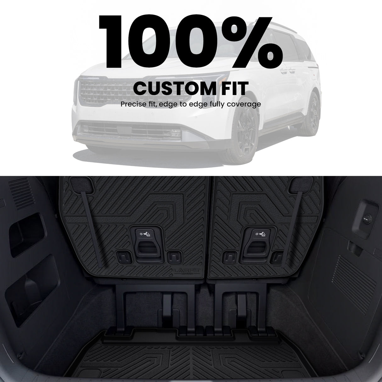 2022-2025 Kia Carnival Gas Custom-fit Cargo Mat & Seatback Mats