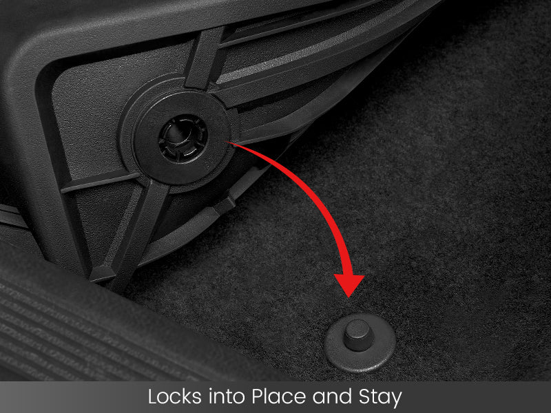 2022-2026 Mercedes Benz C-Class Sedan Floor Mats Locks