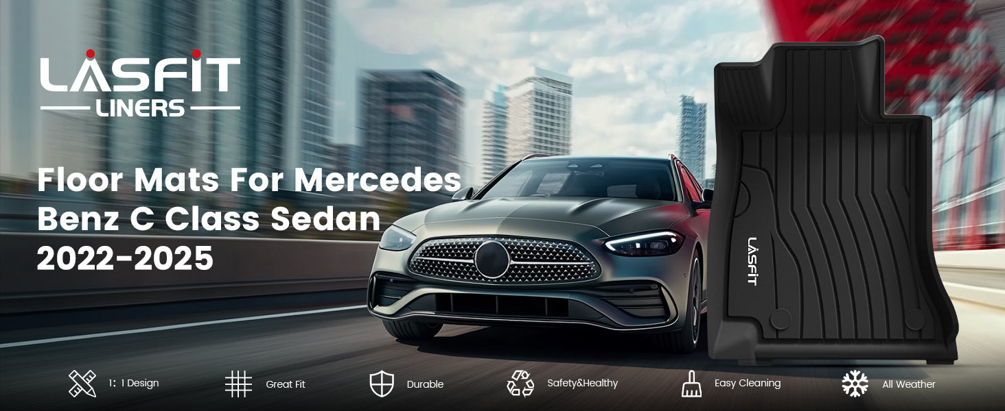 2022-2026 Mercedes Benz C-Class Sedan Floor Mats