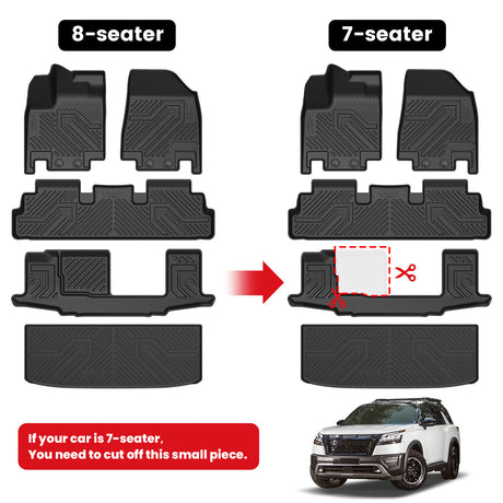 Fit for 2022-2025 Nissan Pathfinder Floor Mats & Cargo Mat
