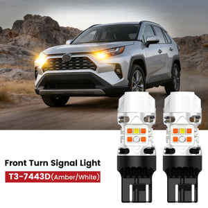 Lasfit 7443 led front turn signal light fit for 2022-2026 Toyota RAV4 