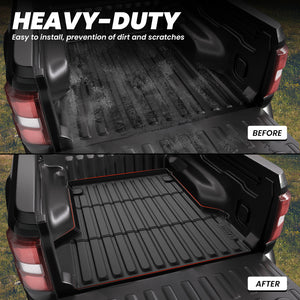 Fit for 2022-2026 Ford Maverick 4.5FT(54.4" ) Heavy Duty Truck Bed Mat Full Protection