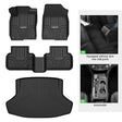 2022-2026 Honda Civic Floor Mats (Gasoline Only) & Cargo Mat Fit Equipped without 2nd row WSB ports Fit Automatic