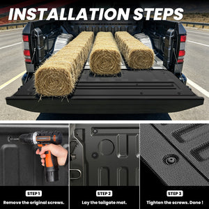 2022-2026 Nissan Frontier Standard Tailgate Mat Custom Fit Installation Steps