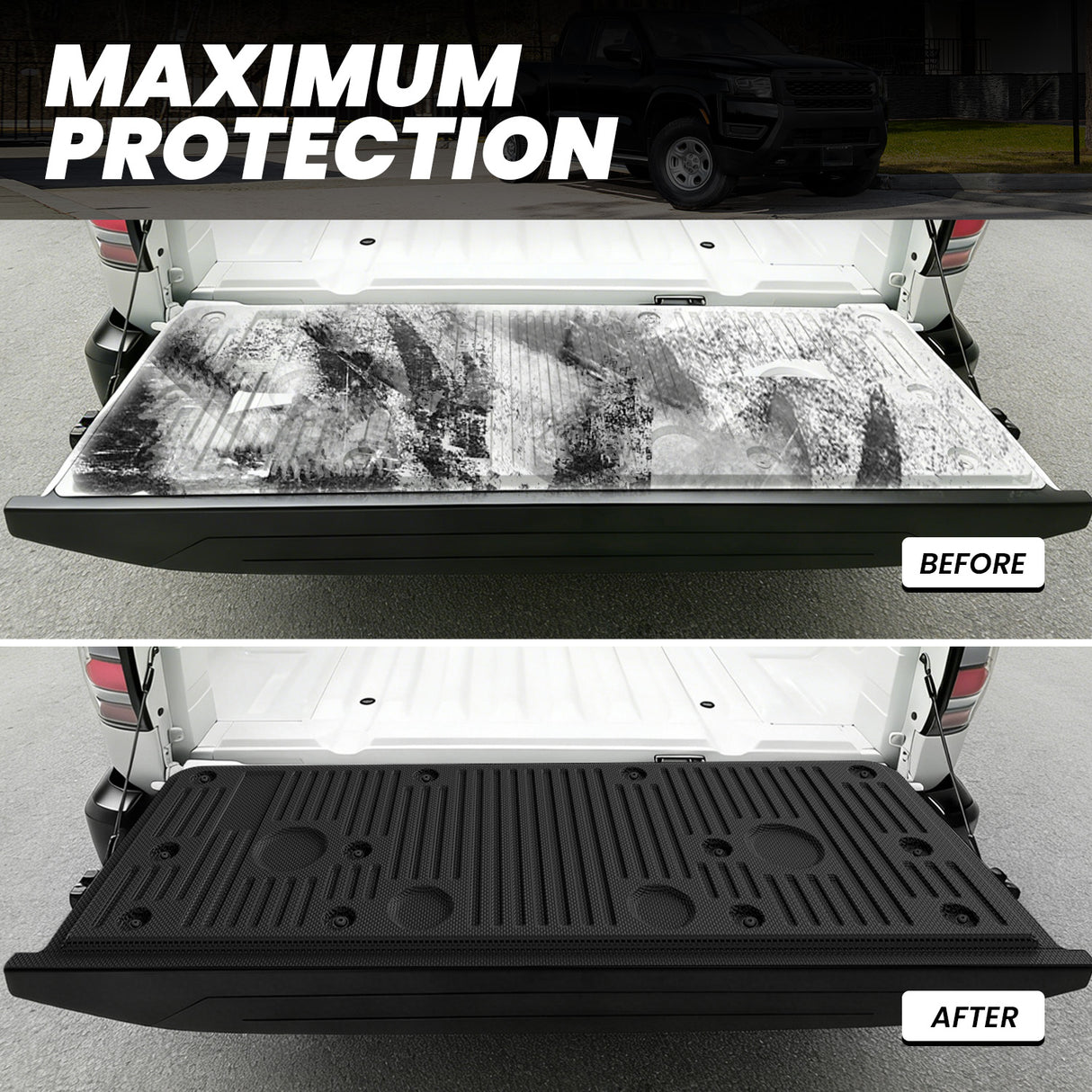 Fit for 2022-2026 Nissan Frontier Heavy Duty Tailgate Mat Maximum Protection
