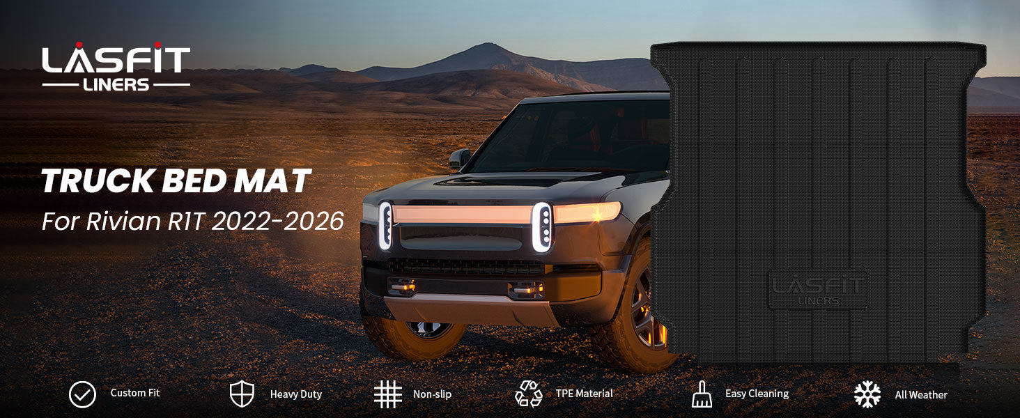 Rivian R1T 2022-2026 4'6" Bed Mat