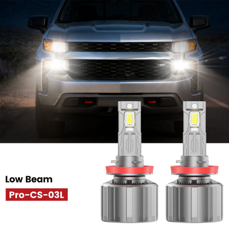 Lasfit H11 led low beamfit for 2022 Chevrolet Silverado 1500 LTD