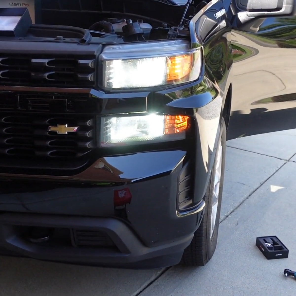 2022 Chevy Silverado 1500 LTD headlight bulbs brightness