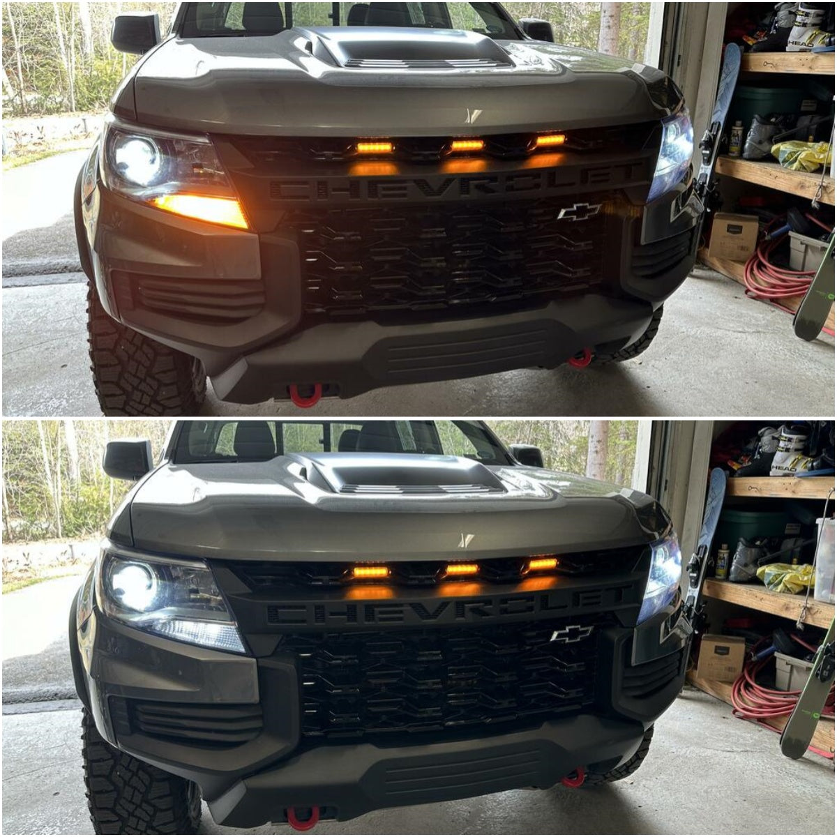 7443 7444 Switchback CanBus LED Bulbs Front Turn Signal Lights | Error Free Anti Hyper Flash CK Socket, T3 Series Upgraded Version | 2 Bulbs