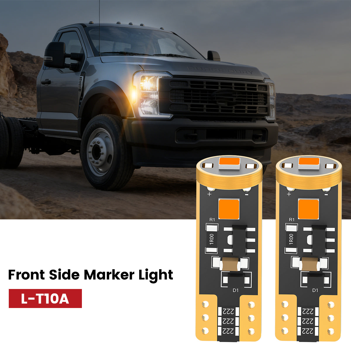 Custom Engineered for 2023-2025 Ford Chassis Cab F-350/450/550 LED Bulbs Upgrade
