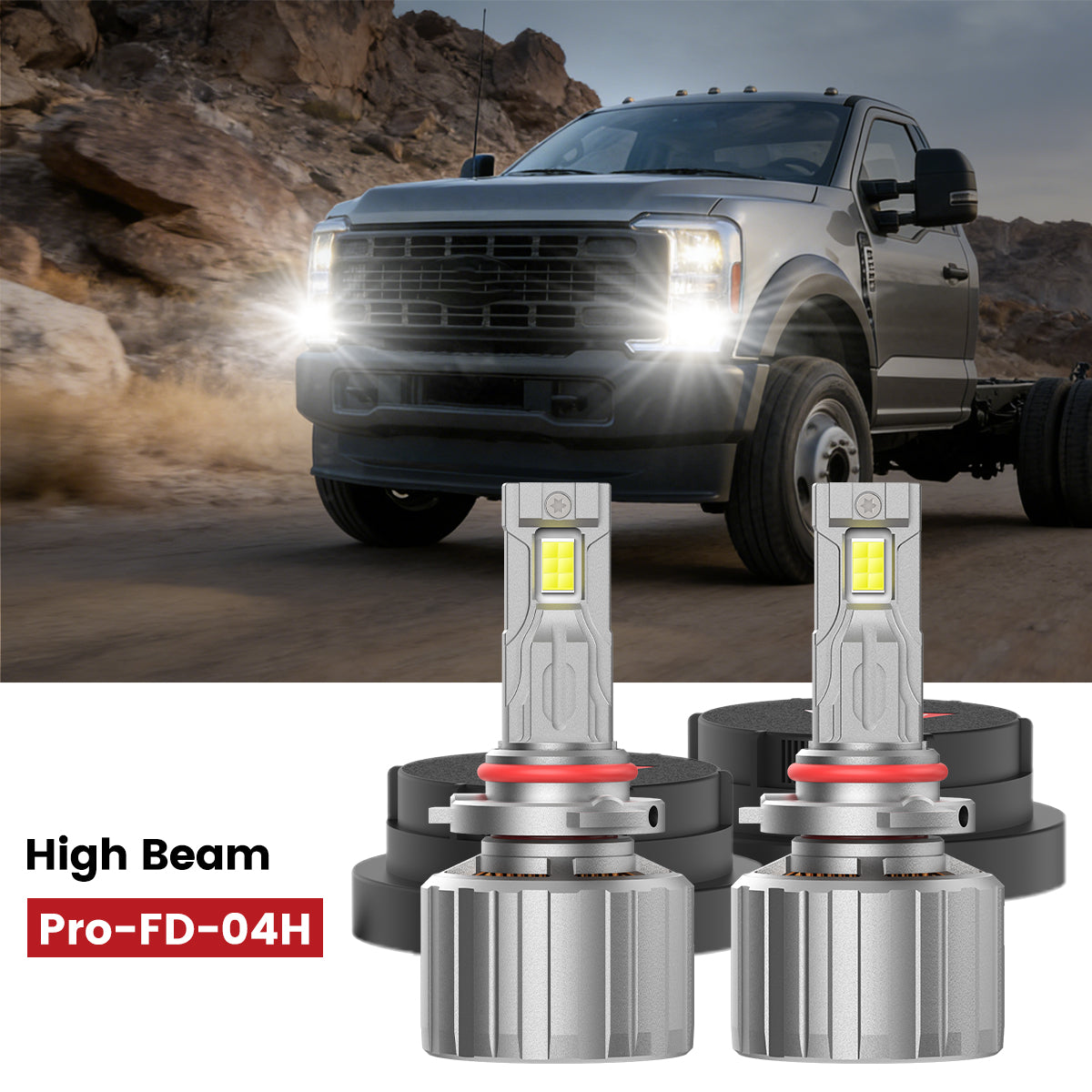 Custom Engineered for 2023-2025 Ford Chassis Cab F-350/450/550 LED Bulbs Upgrade
