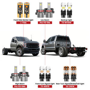 Custom Engineered for 2023-2025 Ford Chassis Cab F-350/450/550 LED Bulbs Upgrade