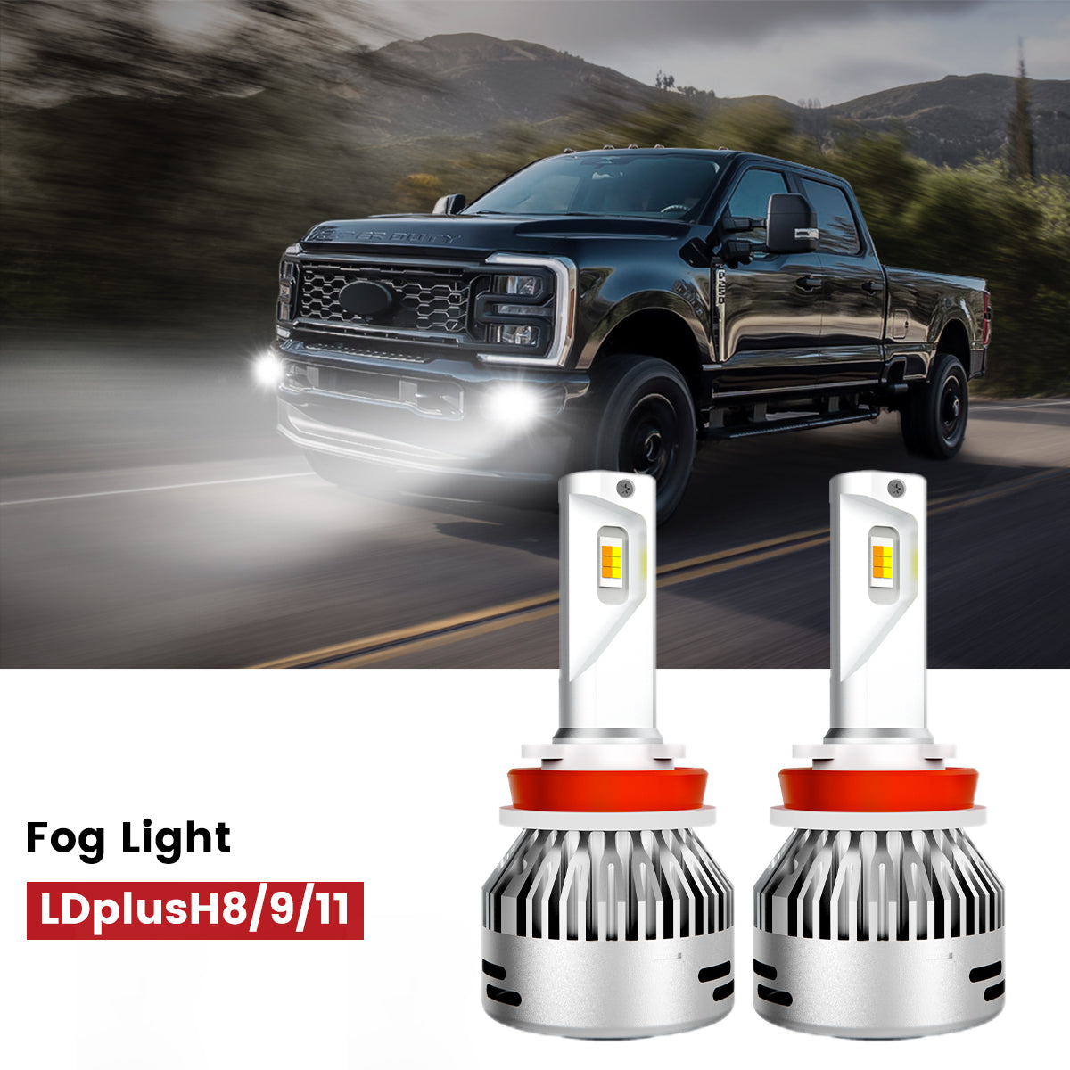 Lasfit 5202 led fog lights fit for 2023-2025 Ford F250 F350  