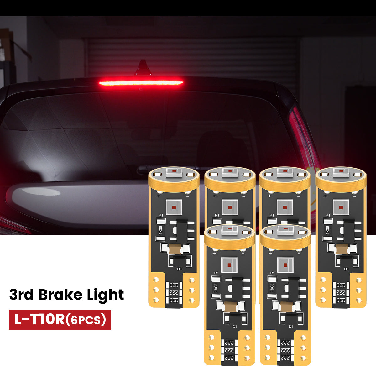 Lasfit 168 led 3rd brake lights fit for 2023-2025 Kia Soul