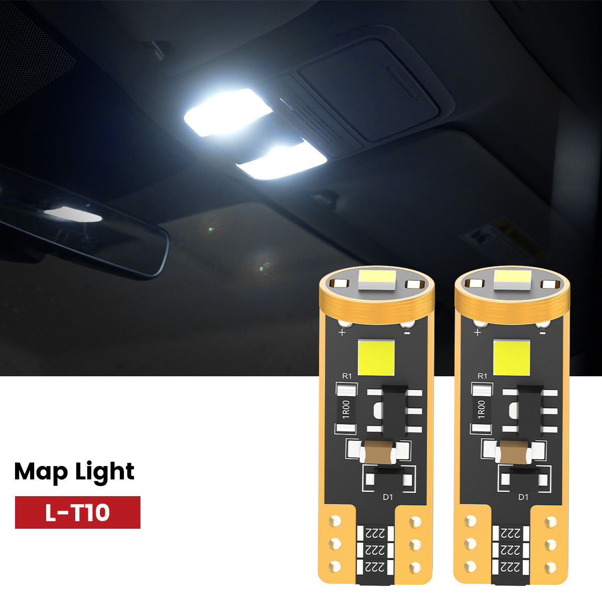 Lasfit 168 led map lights  fit for 2023-2025 Kia Soul