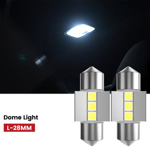 Lasfit 28MM led dome lights fit for 2023-2025 Kia Soul