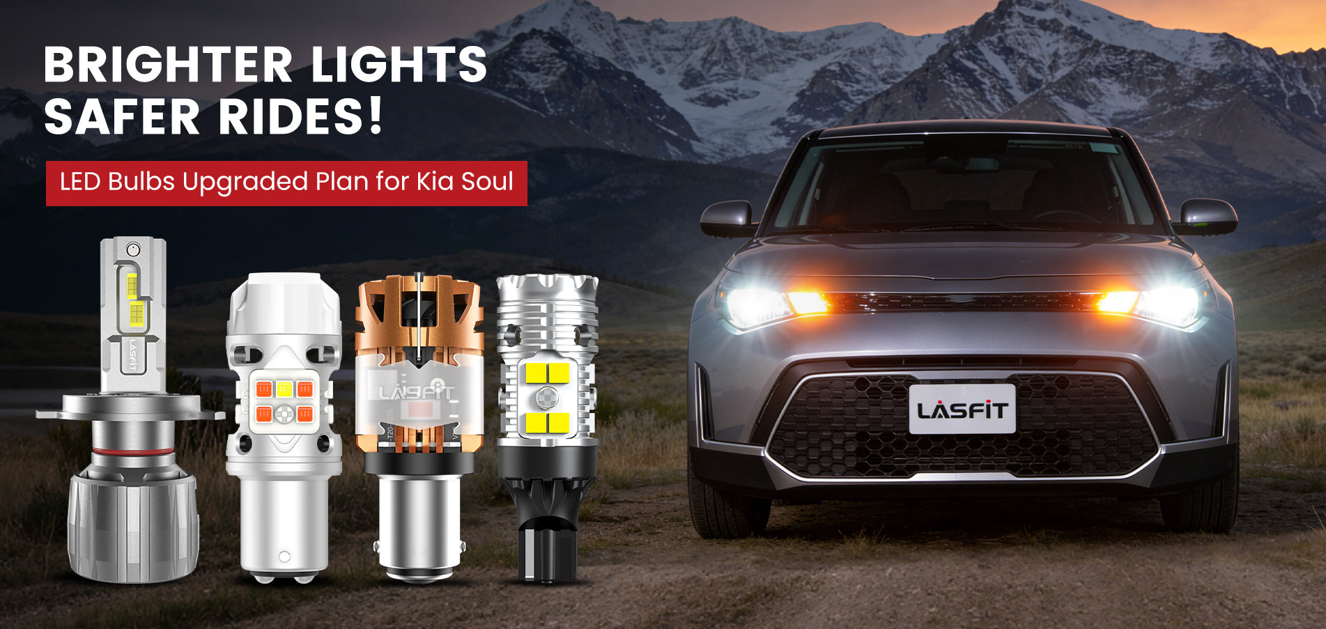 Lasfit LED Bulbs for 2023-2025 Kia Soul