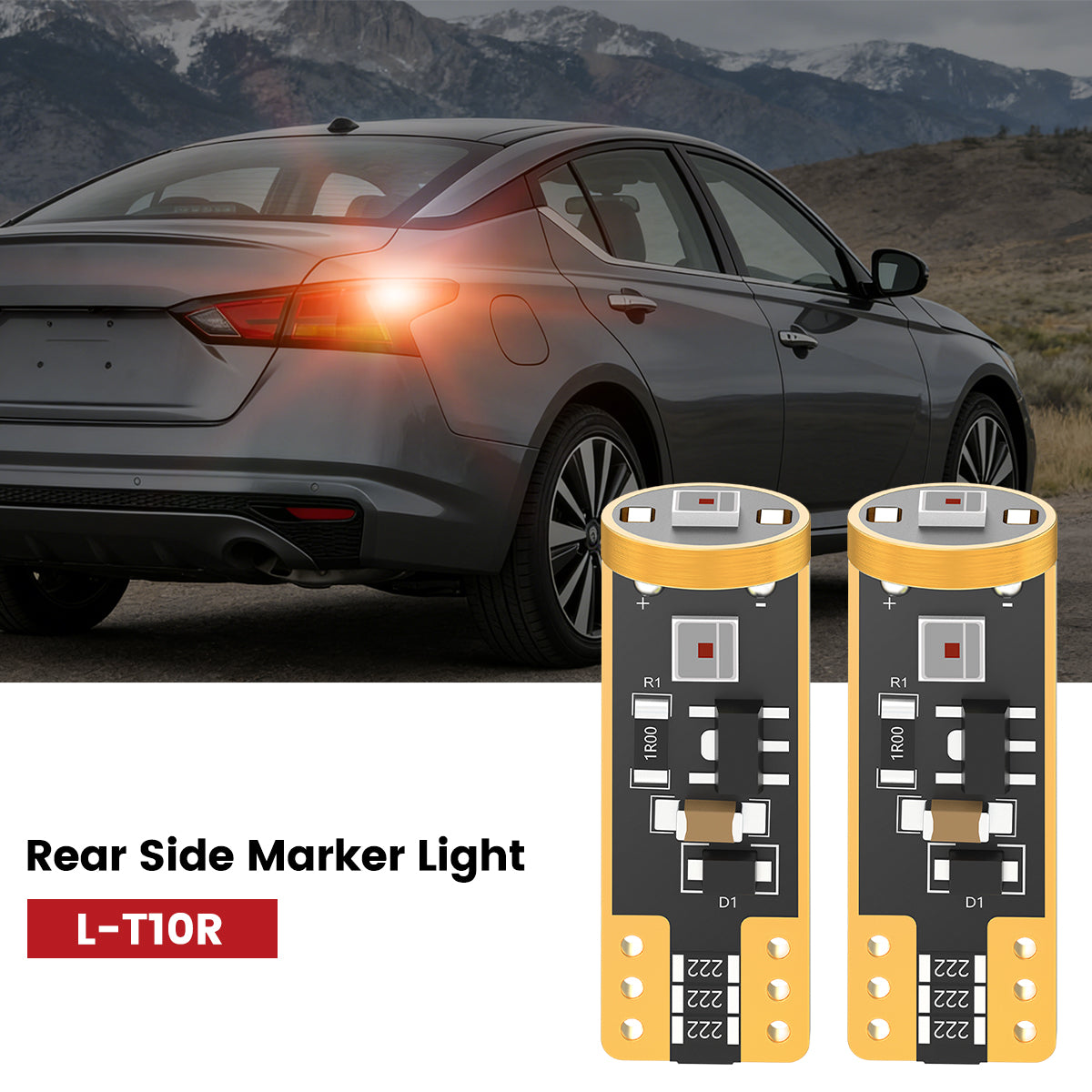 Lasfit 168 led rear side marker light fit for 2023-2025 Nissan Altima 