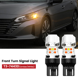Lasfit 7443 led front turn signal light fit for 2023-2025 Nissan Altima 