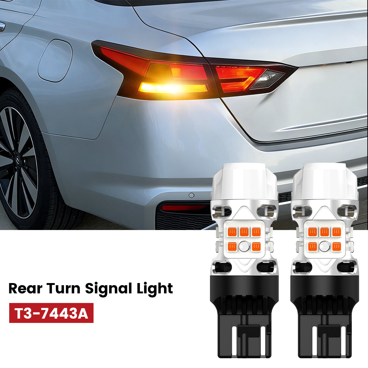 Lasfit 7443 led rear turn signal light fit for 2023-2025 Nissan Altima 