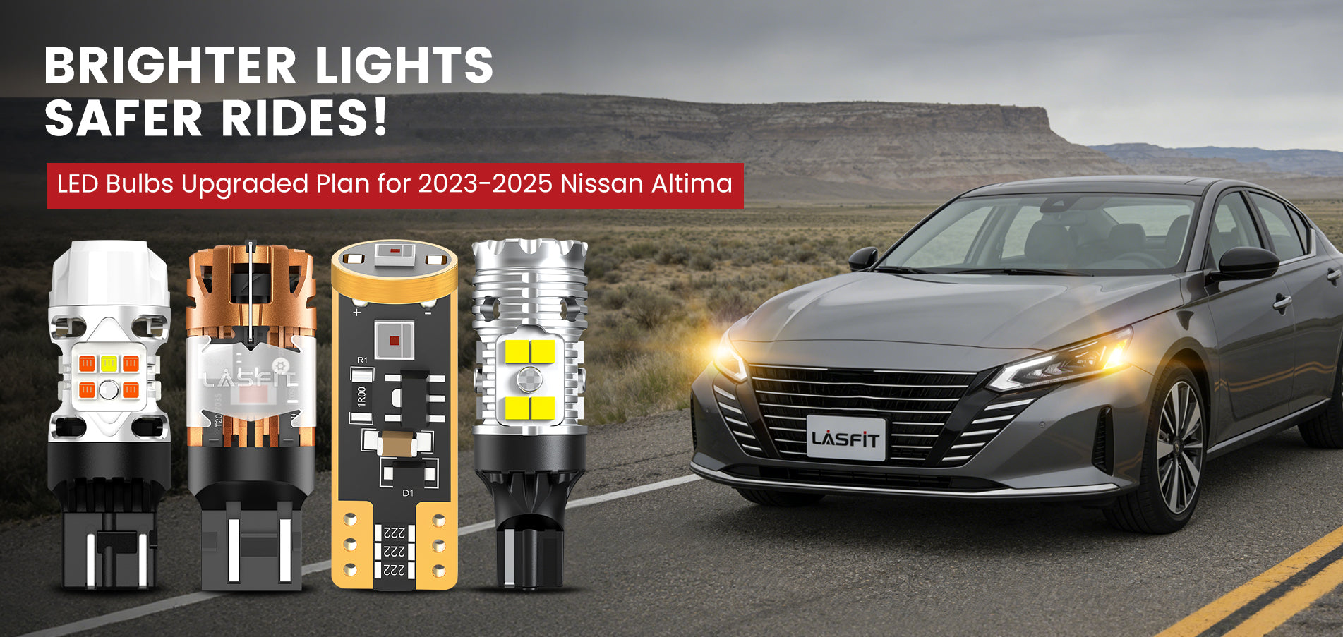 Lasfit LED Bulbs for 2023-2025 Nissan Altima
