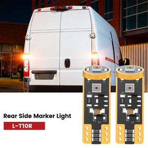 Lasfit 168 led rear side marker lights fit for 2023-2025 Ram ProMaster