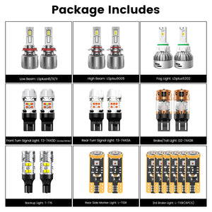 Lasfit combo package led bulbs for 2023-2025 Ram ProMaster Tradesman