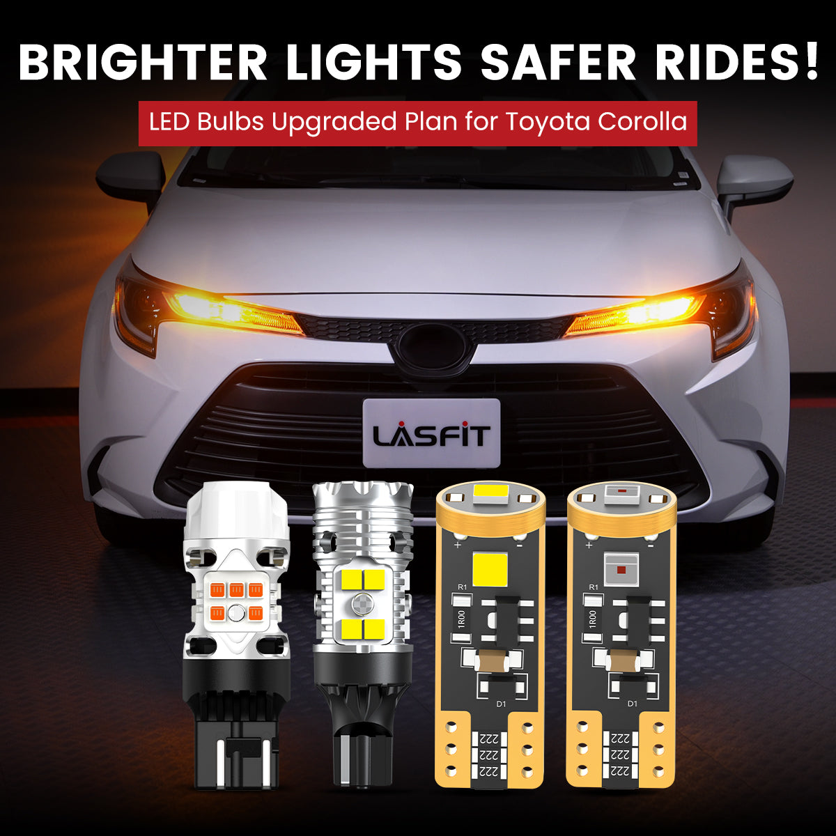 Lasfit LED Bulbs for 2023-2025 Toyota Corolla