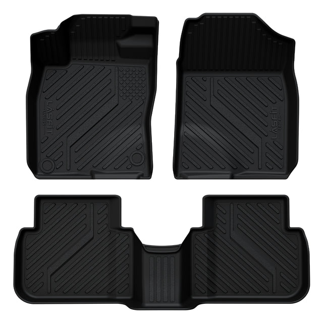 2023-2025 Acura Integra Custom Floor Mats TPE Material 1st & 2nd Row