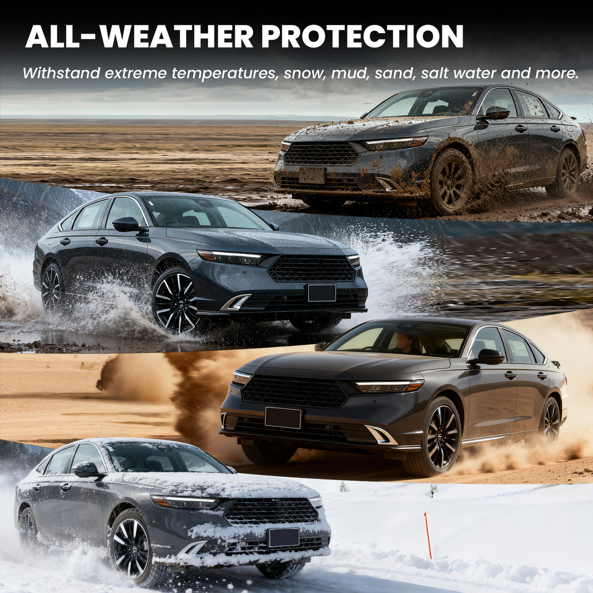 2023-2025 Honda Accord Floor Mats All Weather Protection