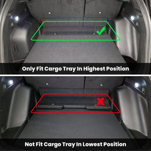  2023-2025 Honda CR-V Cargo Mat Fitement Higher Position Only
