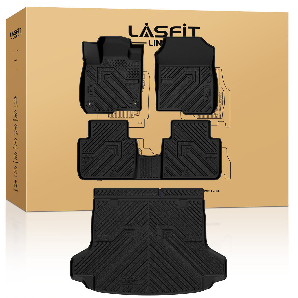 2023-2025 Honda HR-V Floor Mats Package