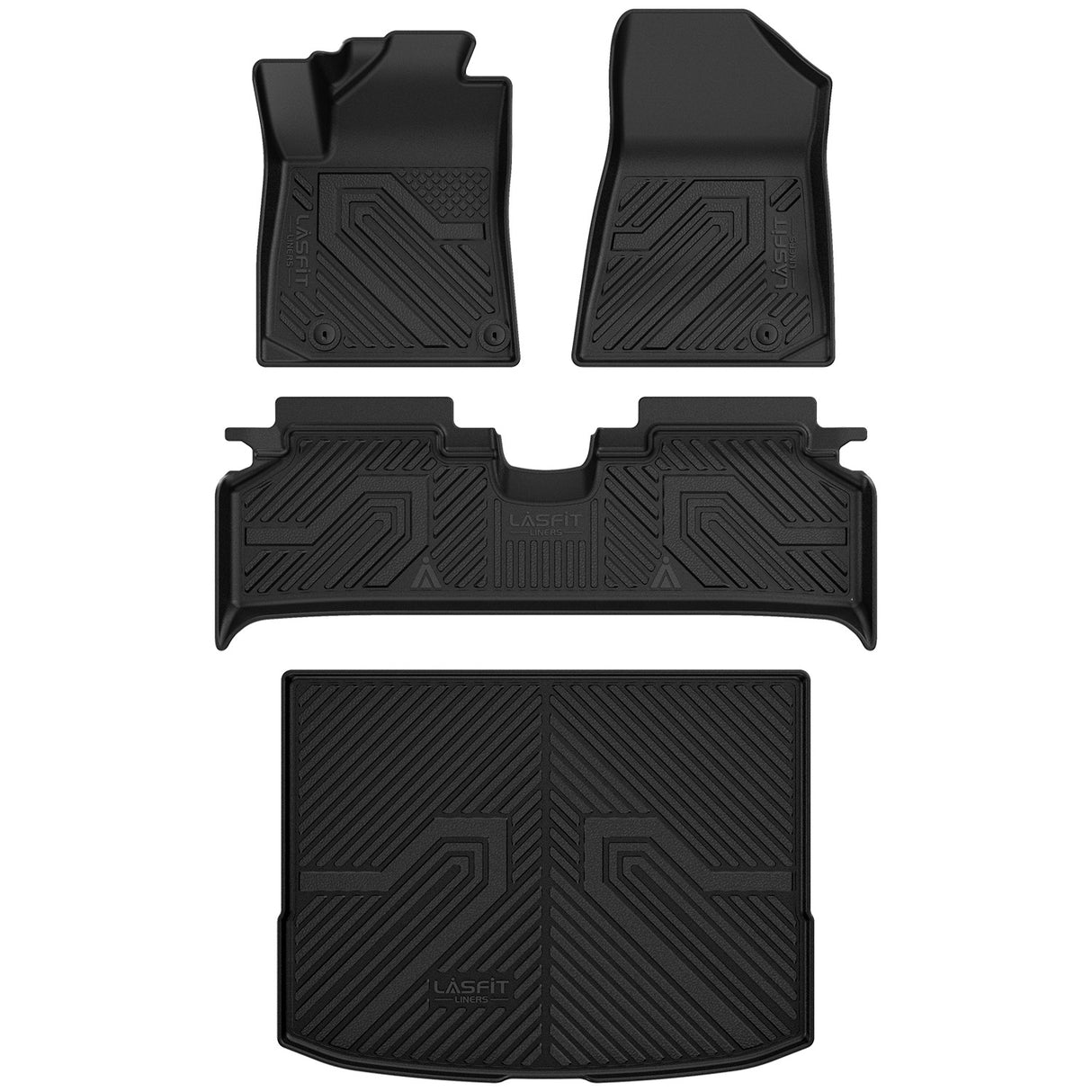 Fit for 2023-2025 Kia Niro EV Floor Mats & Cargo Mat, Fit EV & With the Optional Dual Level Cargo Board Only
