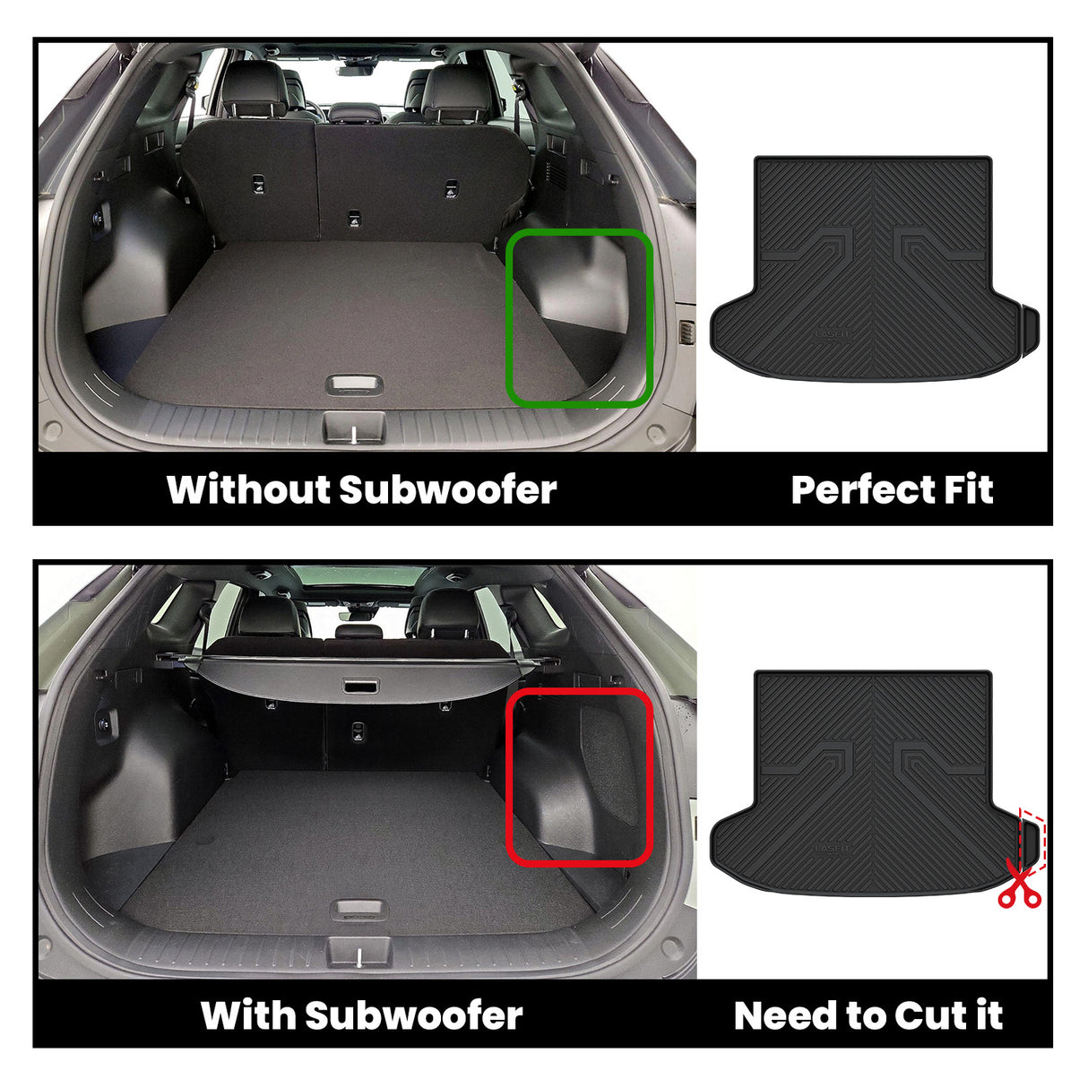 2023-2025 Kia Sportage Floor Mats Cargo Mats Fit