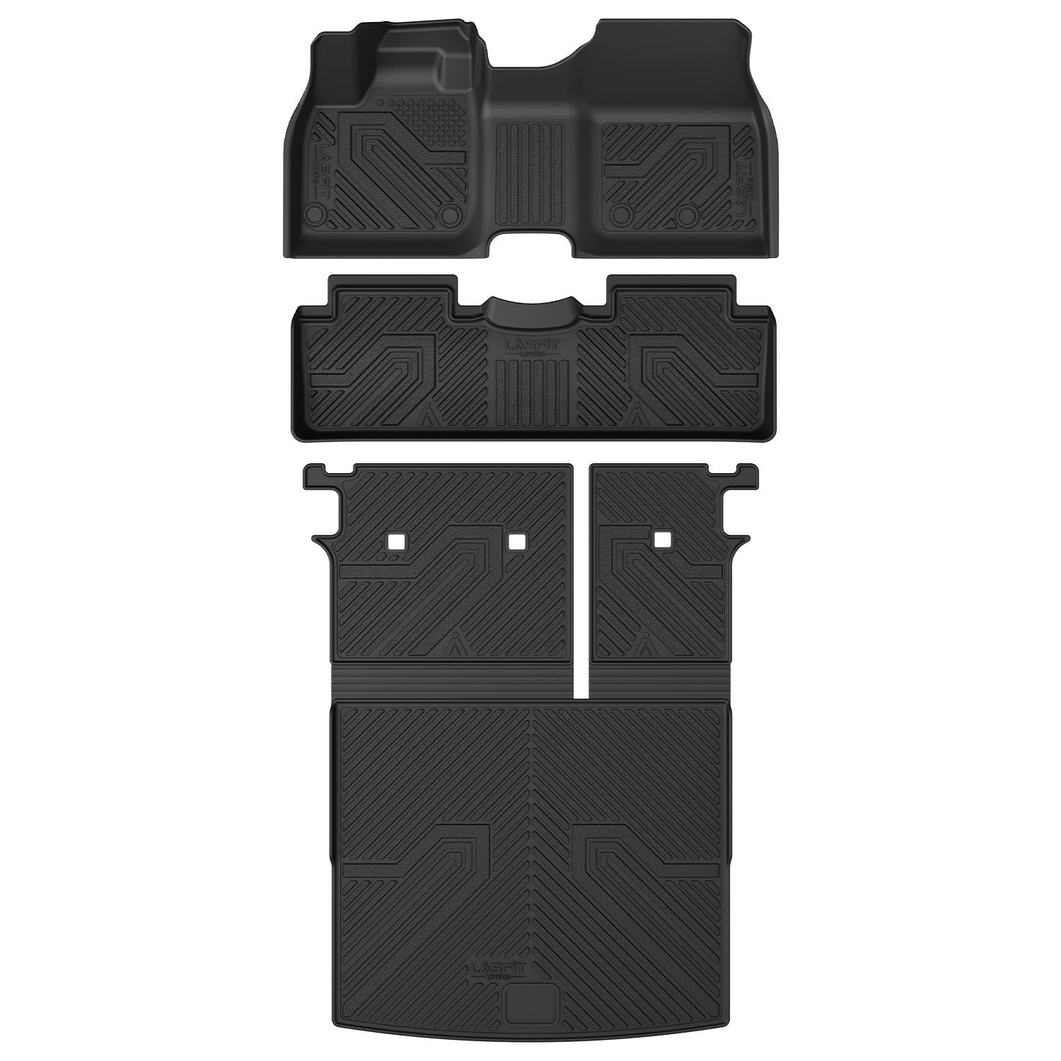 Fit for 2023-2025 Nissan Ariya 1st & 2nd Floor Mats & Cargo & Seatback