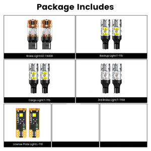 Lasfit combo package led bulbs for 2023-2026 GMC Canyon