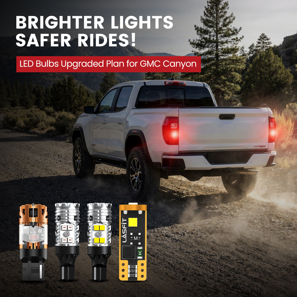 Lasfit LED Bulbs for 2023-2026 GMC Canyon