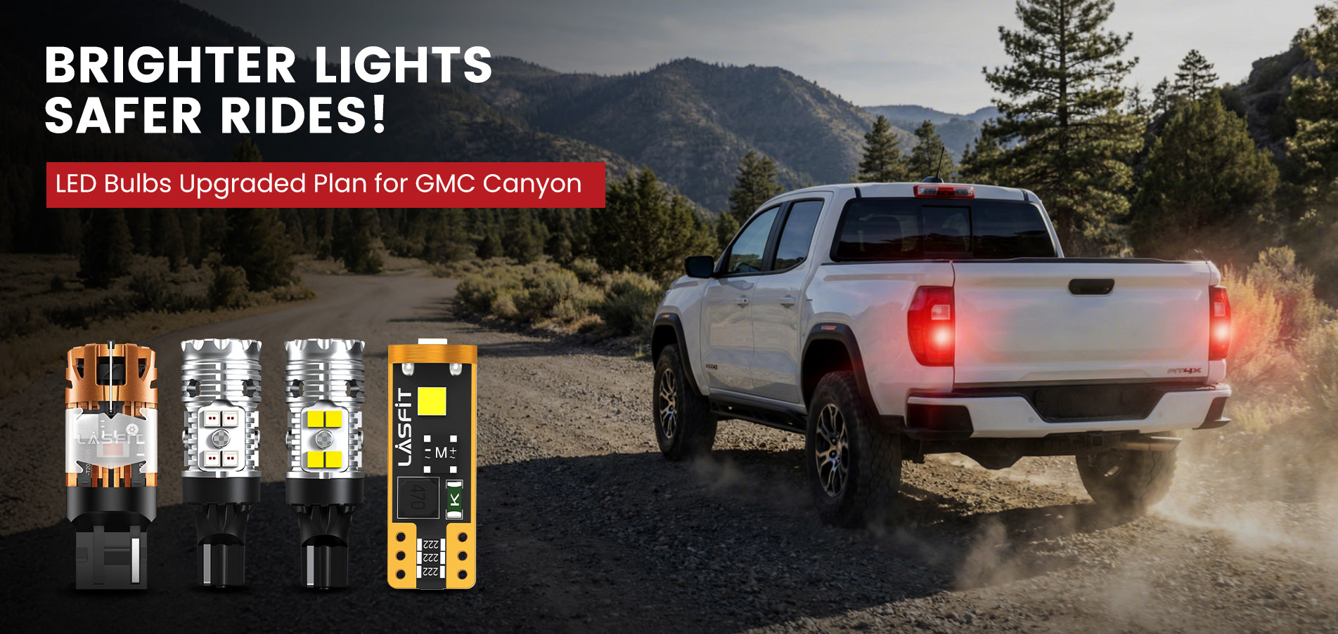 Lasfit LED Bulbs for 2023-2026 GMC Canyon