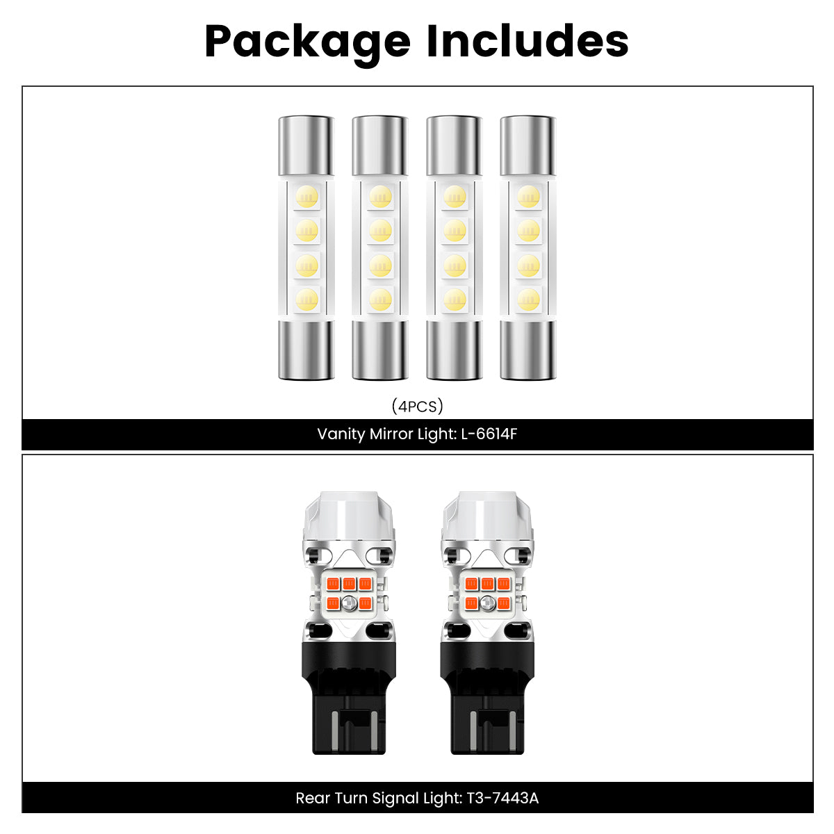 Lasfit combo package led bulbs for 2023-2026 Honda Cr-v