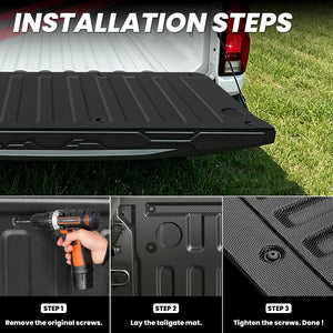 Standard Tailgate Mat Installation Steps