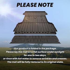 Fit for 2017-2026 Ford F-250 F-350 F-450 F-550 Super Duty Bed Mat & Tailgate Mat Note