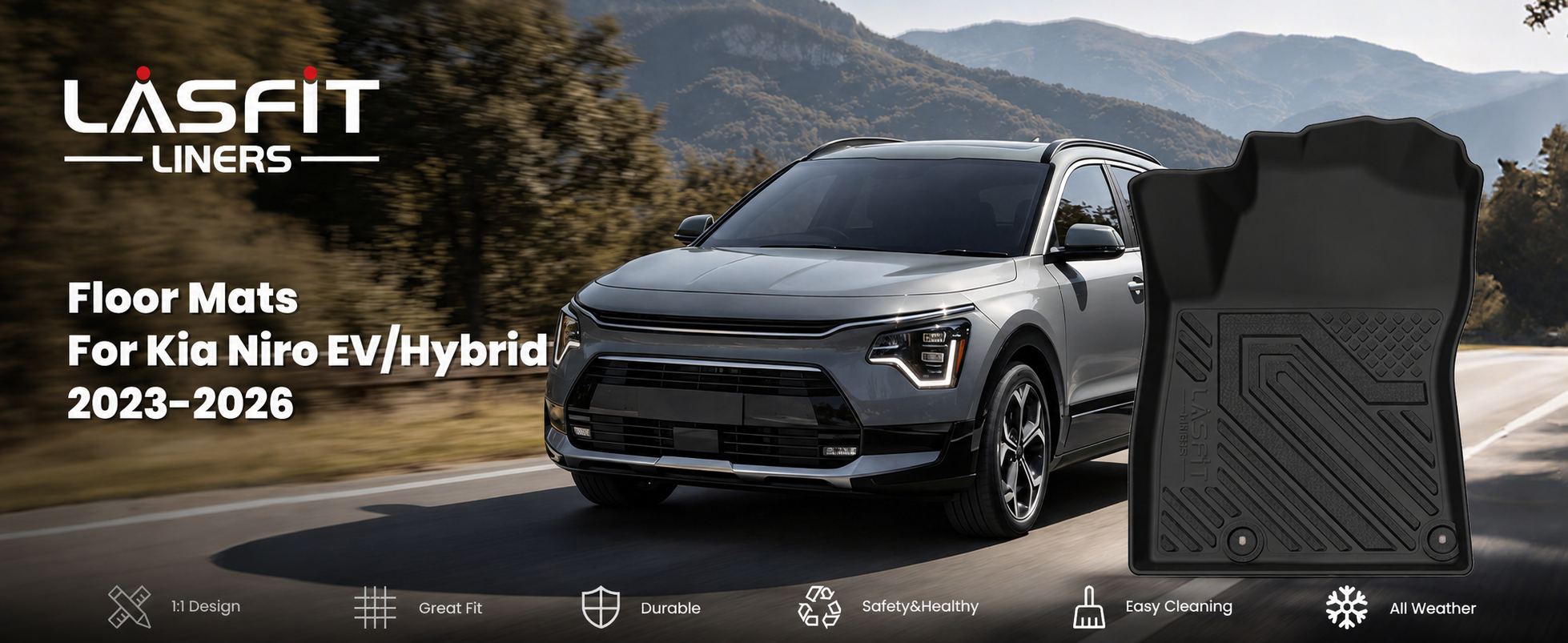 2023-2026 Kia Niro EV floor mats