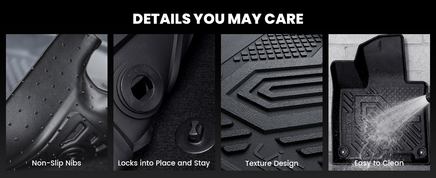 Anti-slip Features 2023-2026 Kia Sportage floor mats