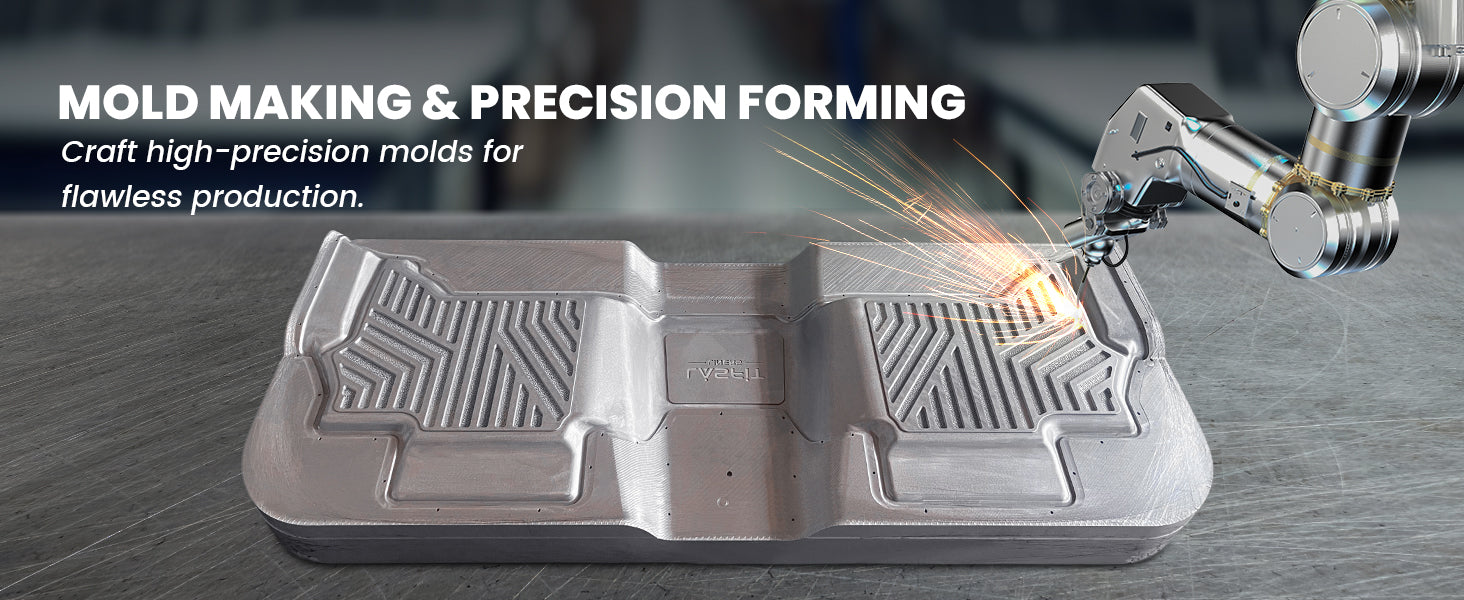 Molding & Precision Forming Process on 2023-2027 Kia Sportage Floor Mats