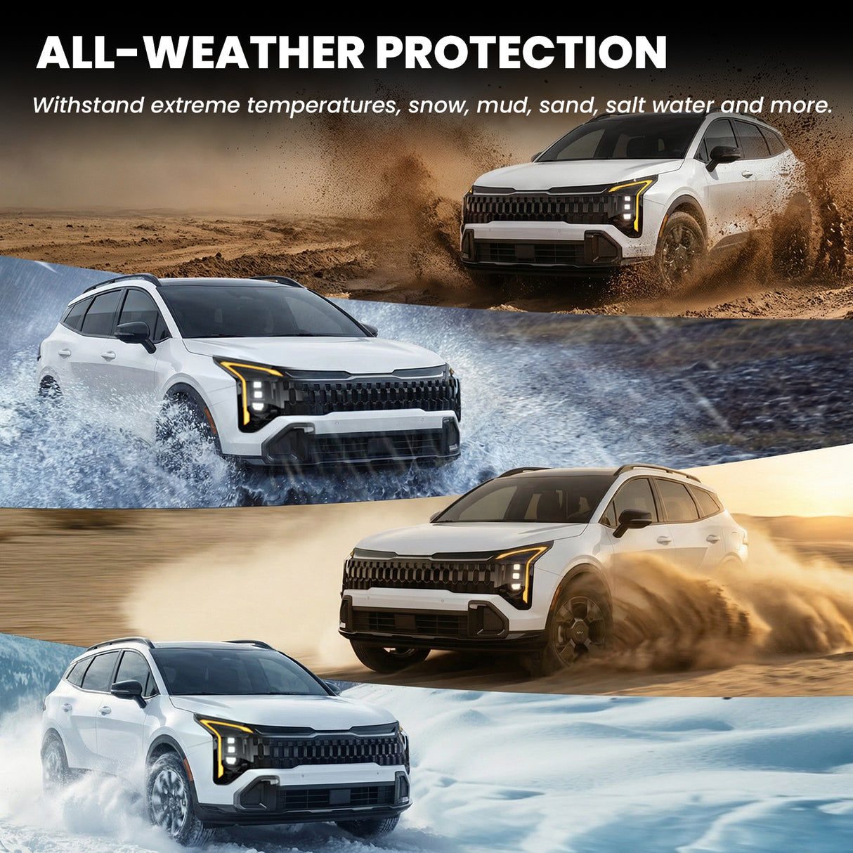 2023-2026 Kia Sportage Gas Floor Mats All Weather Protection