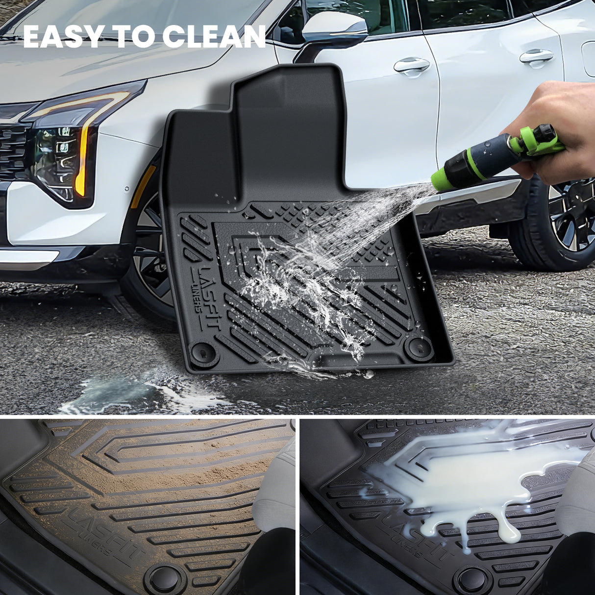 2023-2026 Kia Sportage Gas Floor Mats Easy to Clean